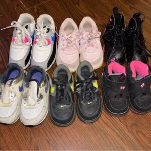 Nike and Jordan Lot of toddler and Baby Shoes-Multiple Size